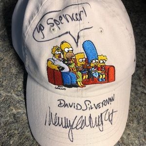 The Simpsons Autographed Baseball Hat